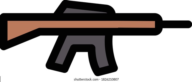 riffle vector flat color icon 
