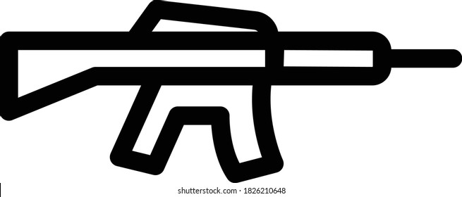 icono de línea delgada vectorial de rifa 