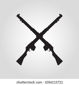 Riffles isolated flat vector icon