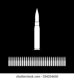 Rifle bullet icon