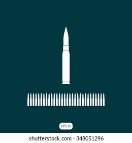 Rifle bullet icon