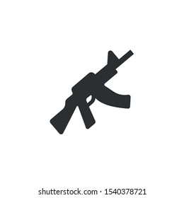 Rifle, gun icon - Vector