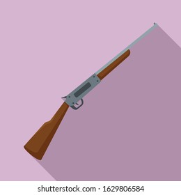 Rifle icon. Flat illustration of rifle vector icon for web design