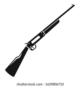Rifle icon. Simple illustration of rifle vector icon for web design isolated on white background