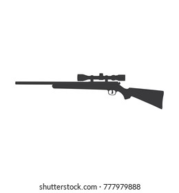 Rifle icon, vector illustration design. War collection.