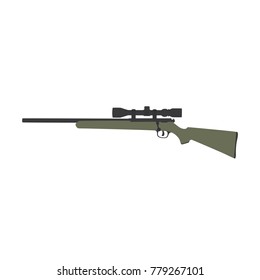 Rifle icon, vector illustration design. War collection.