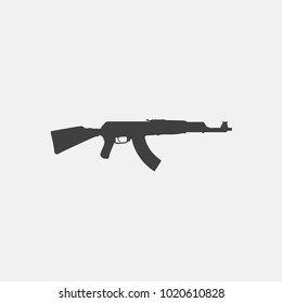 rifle icon vector. war icon vector.