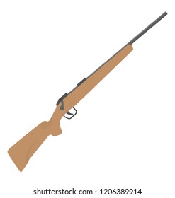 
A rifle to shoot and used as a weapon
