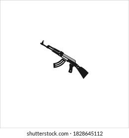Logo des Rifle-Symboles. Vektorgrafik.