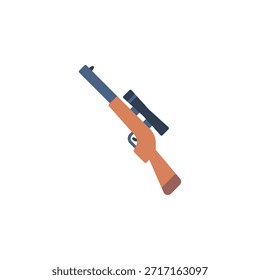 Rifle vector icon. Adventure icon flat style. perfect use for logo, presentation, website, and more. modern icon design color style
