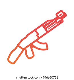 rifle vector illustration