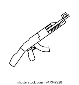rifle  vector illustration