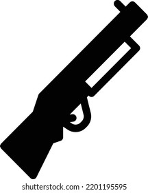 rifle Vector illustration on a transparent background.Premium quality symbols.Glyphs vector icon for concept and graphic design.