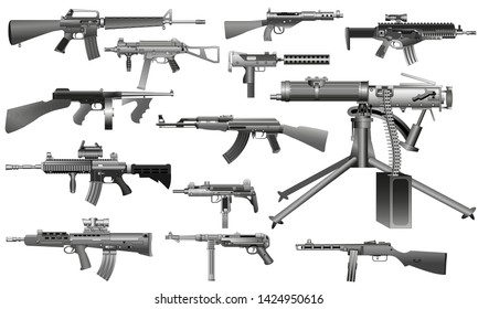 10,833 Assault Rifle Stock Vectors, Images & Vector Art | Shutterstock