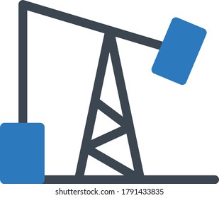rig vector glyph color icon 