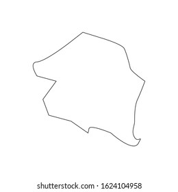 Riga region map in country of Latvia