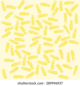 Rigatoni 2. Seamless pattern italian pasta. Vector