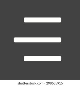 Right, align, text icon vector image.Can also be used for user interface. Suitable for mobile apps, web apps and print media.