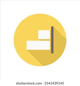Right alignment  user interface desktop icon