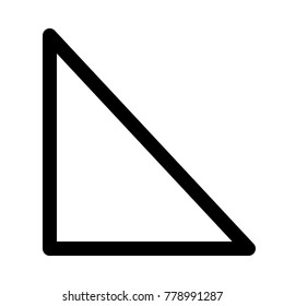 right angle triangle svg