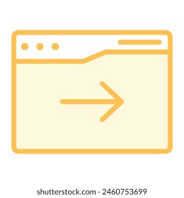  Right arrow Fill inside vector icon which can easily modify or edit 