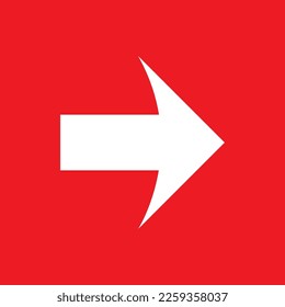 Right arrow flat line icon, common graphic resources, vector illustration.