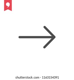 right arrow icon