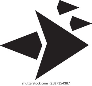 right arrow icon black vector