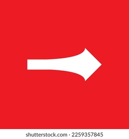 Rechtes Pfeilsymbol, gemeinsame Grafikressourcen, Vektorgrafik.
