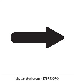  rechte Pfeilsymbol-Design schwarz