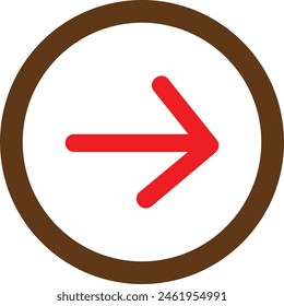 Right Arrow Icon Design Eps 10