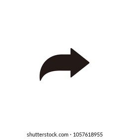 Right arrow icon design vector