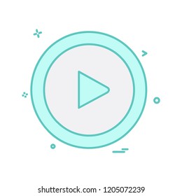 Right arrow icon design vector