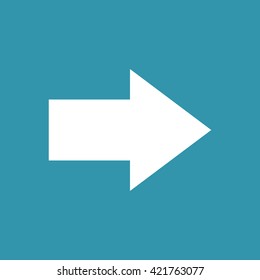 Right Arrow Icon. Eps-10.