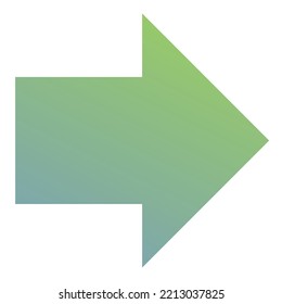 Right Arrow Icon Gradient Vector