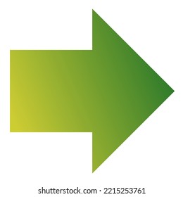 Right Arrow Icon Gradient Vector