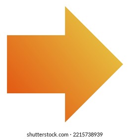 Right Arrow Icon Gradient Vector