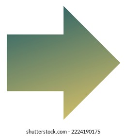 Right Arrow Icon Gradient Vector