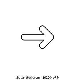 Right Arrow Icon for Graphic Design Projects