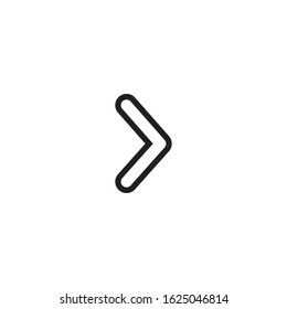 Right Arrow Icon for Graphic Design Projects