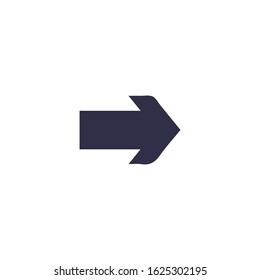 Right Arrow Icon for Graphic Design Projects