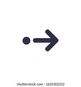 Right Arrow Icon for Graphic Design Projects