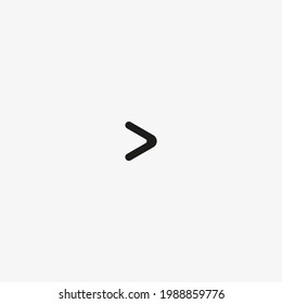 Right arrow icon. Next page, forward multimedia button symbol for website and mobile app UI design.