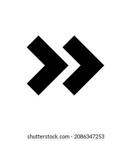 Right arrow icon. Next icon sign symbol in trendy flat style. Right arrow vector icon illustration isolated on white background