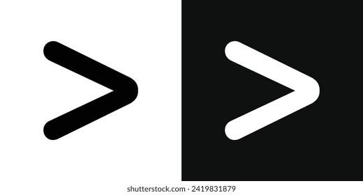 Conjunto de iconos de flecha derecha. Ilustración del vector