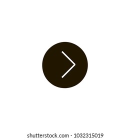 right arrow icon. sign design
