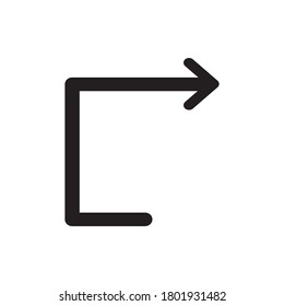 up right  arrow icon symbol 