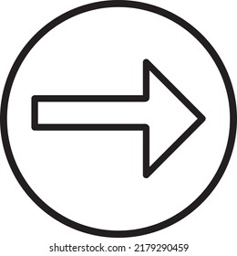 Right arrow icon symbol vector illustration 8.eps
