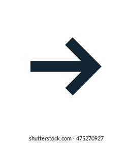 Right arrow icon, Vector