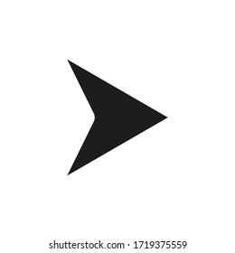 icono de flecha derecha. diseño vectorial de flecha derecha